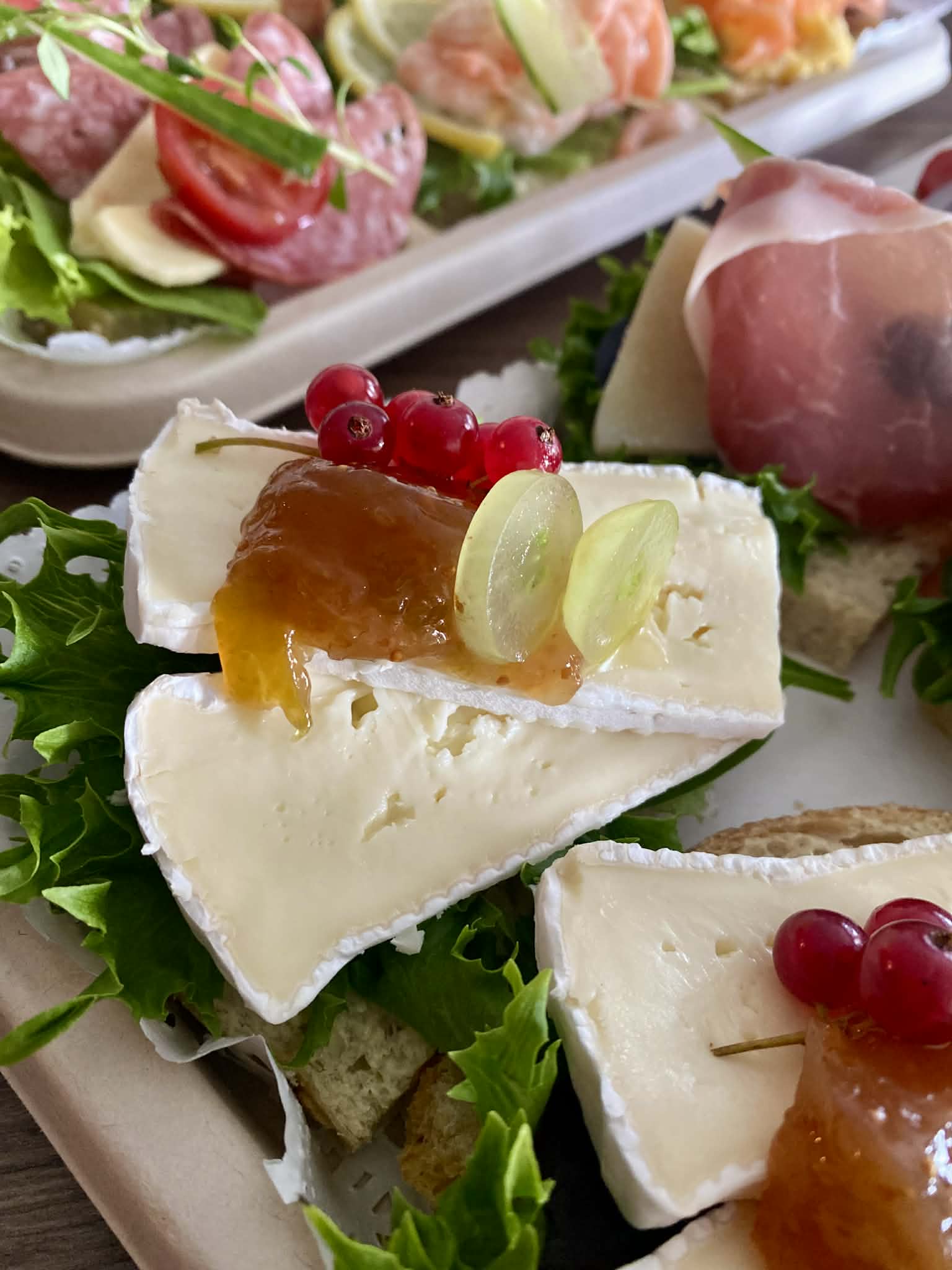 Snitt med lun brie & fiken